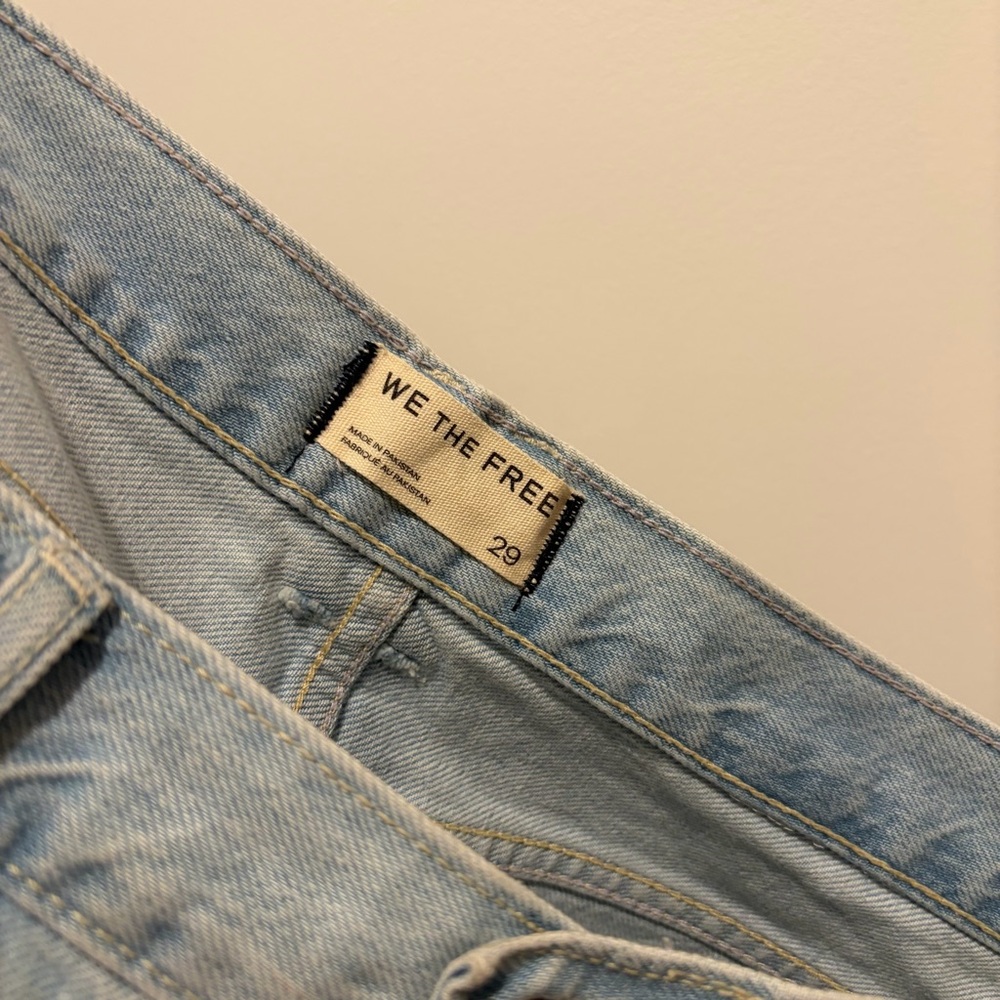 FREE PEOPLE WE THE FREE TIPPI DENIM SHORTS - Picture 7 of 11